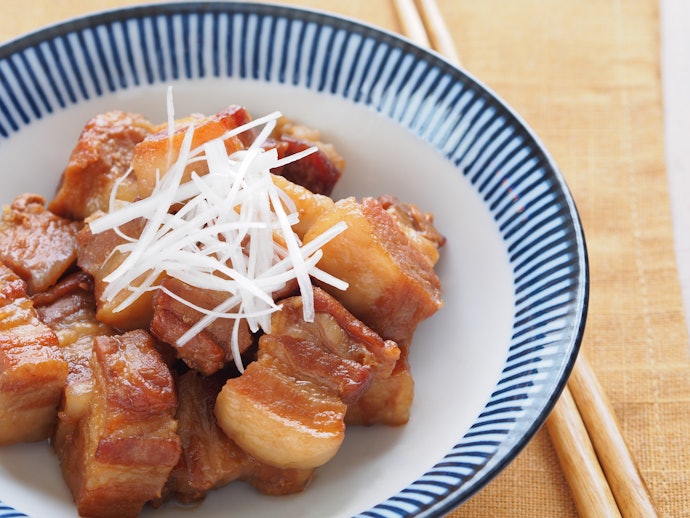 豚の角煮も電子レンジ圧力鍋で楽に作れる