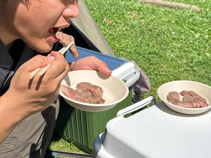 硬いのがポイント!手持ちでも食べやすいんです