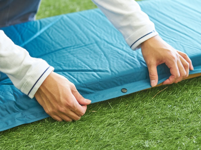 ロゴス ダブルバルブ 高密弾力 100セルフインフレートマット