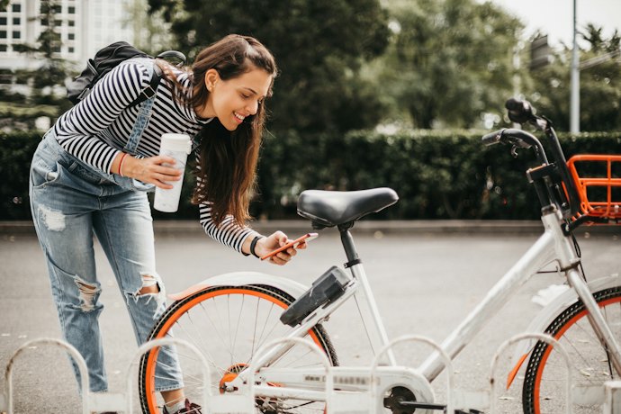 手持ちの傘・自転車と相性がよいか、サイズの確認は必須!