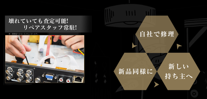故障しているスピーカーを売りたい場合は、ジャンク品に対応しているか確認