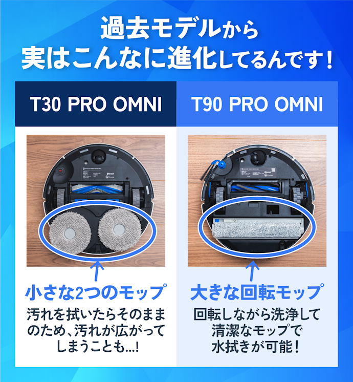 水拭き性能の違い