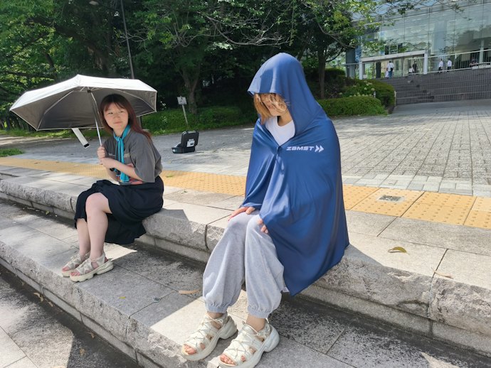 実際に装着してみると...