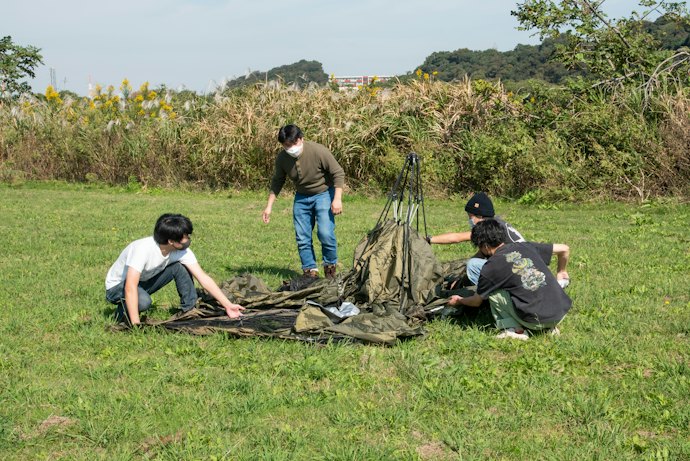 組み立て?ワンタッチ?設営方法をチェック