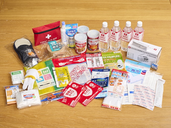 防災用品の充実度