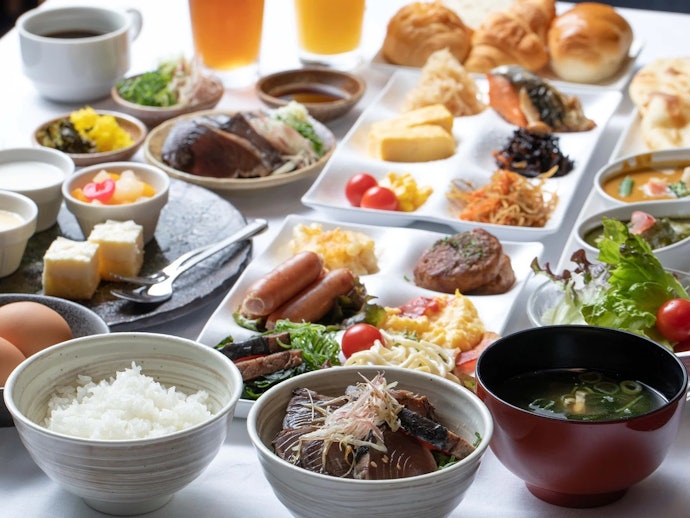 おいしい朝食付きプランも狙い目