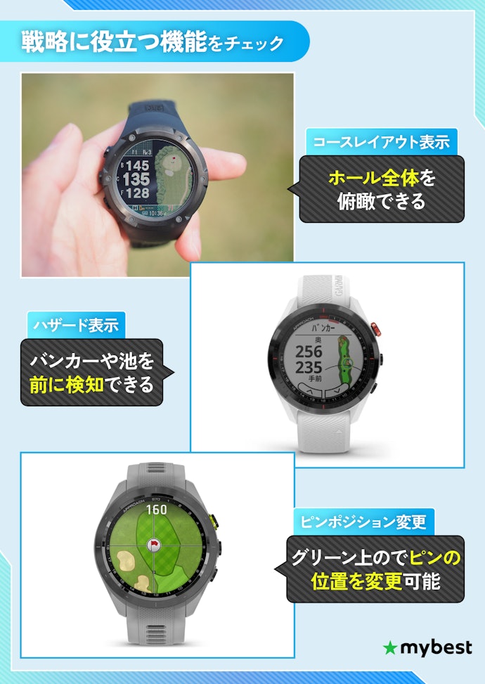 コースの戦略立てに便利な機能をチェックしよう