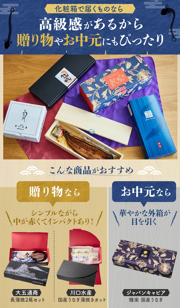 贈りものにするなら化粧箱つきのものを