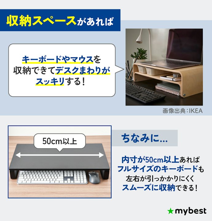 収納力の高いモニターならデスクがすっきりする