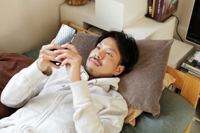 LINEアプリをよく使う人
