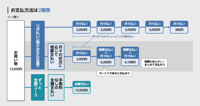 一括で支払いたい人は支払額を自由に設定できるカードを選ぼう