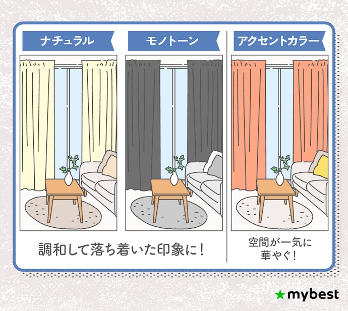 部屋の雰囲気に合ったデザインを選ぼう