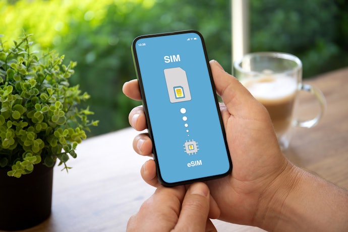 SIMカードとeSIMの場合