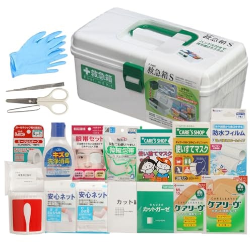 中身もまとめてそろえたいなら、救急用品がセットになったタイプに注目