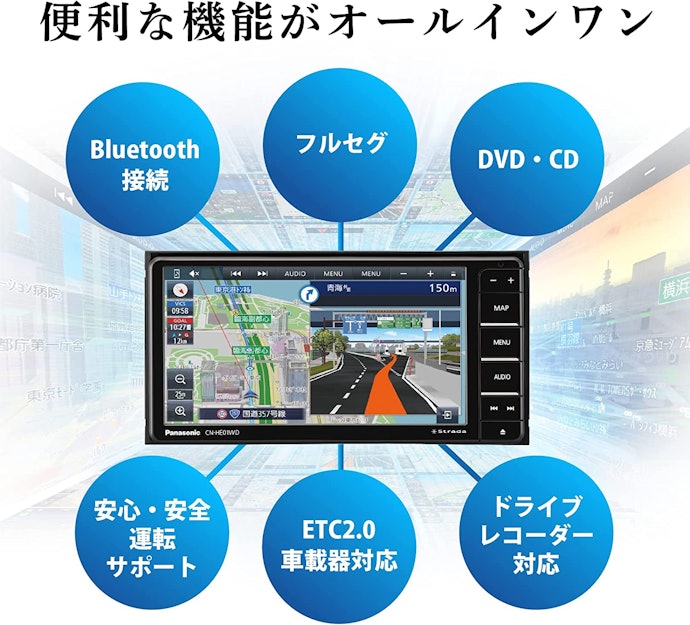 ドライブを楽しむ機能も見ておこう