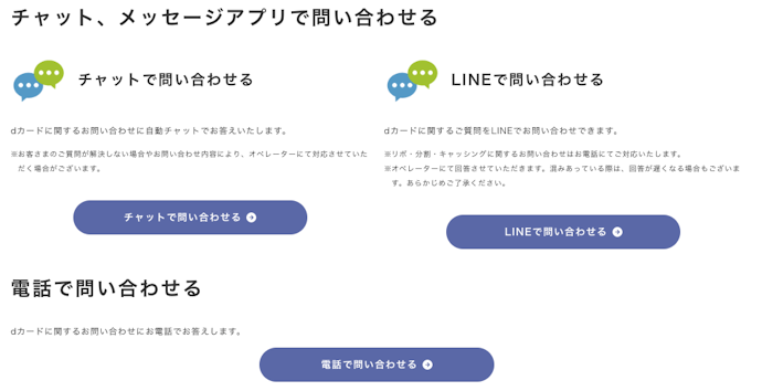 問い合わせ窓口は?