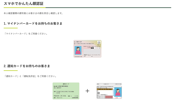 ステップ①|本人確認を行う