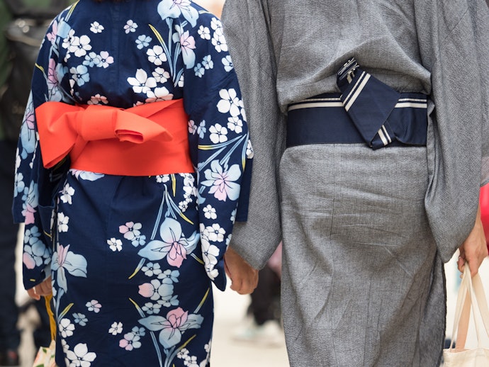 色浴衣・作務衣貸出サービスがある宿も人気