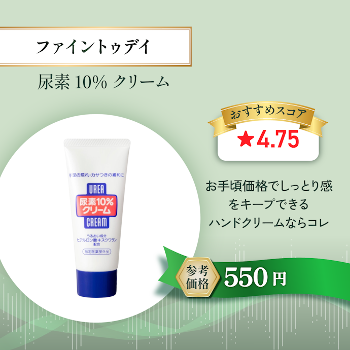 【10/ハンドクリーム】ファイントゥデイ 尿素10%クリーム(指定医薬部外品)