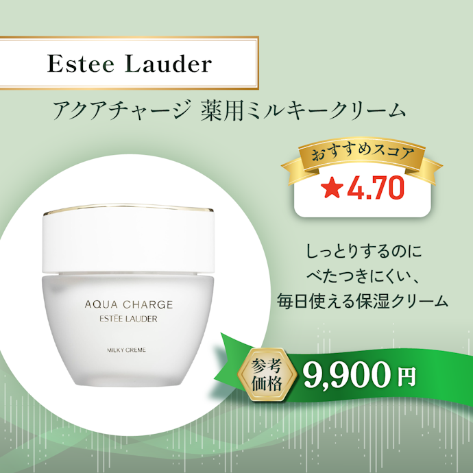 【08/保湿クリーム】Estee Lauder アクアチャージ 薬用ミルキークリーム(医薬部外品)