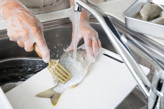 魚のうろこ取り・骨抜き|魚の下処理がスムーズに完了する
