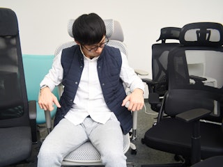 姿勢の保ちやすさ