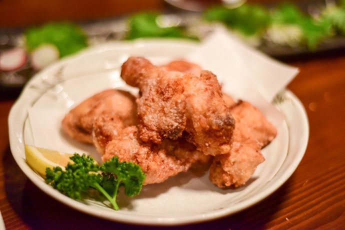 手軽でおいしい!やわらかお肉のピリ辛キムチからあげ