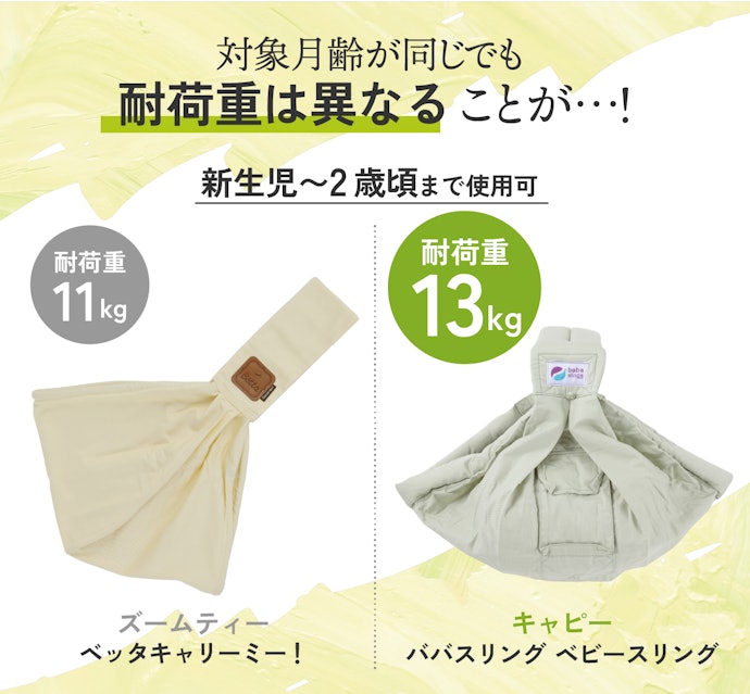 実は対象月齢よりも耐荷重が大事。2歳頃まで使うなら13kgを目安に