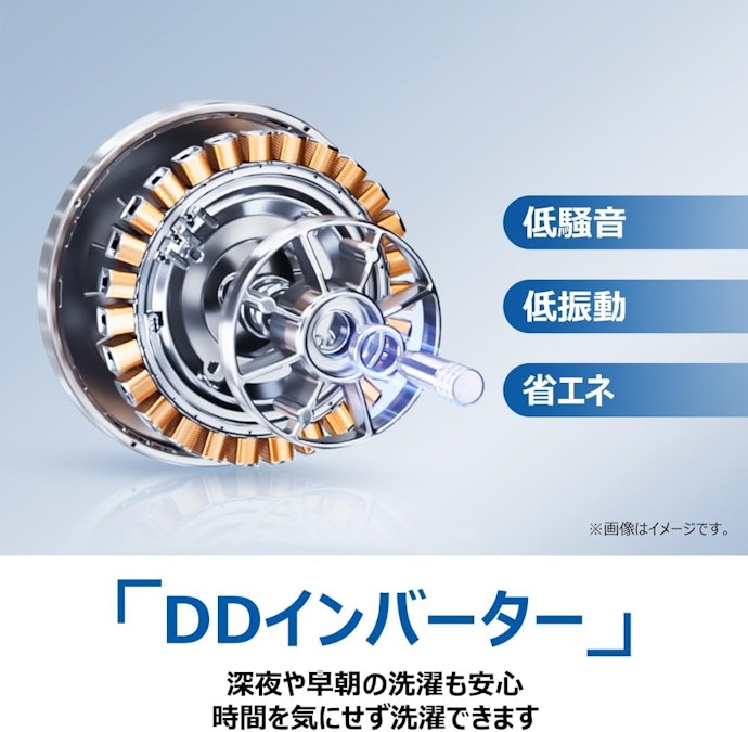夜間使用や集合住宅なら、運転音は洗濯時40dB・脱水時50dB未満が目安