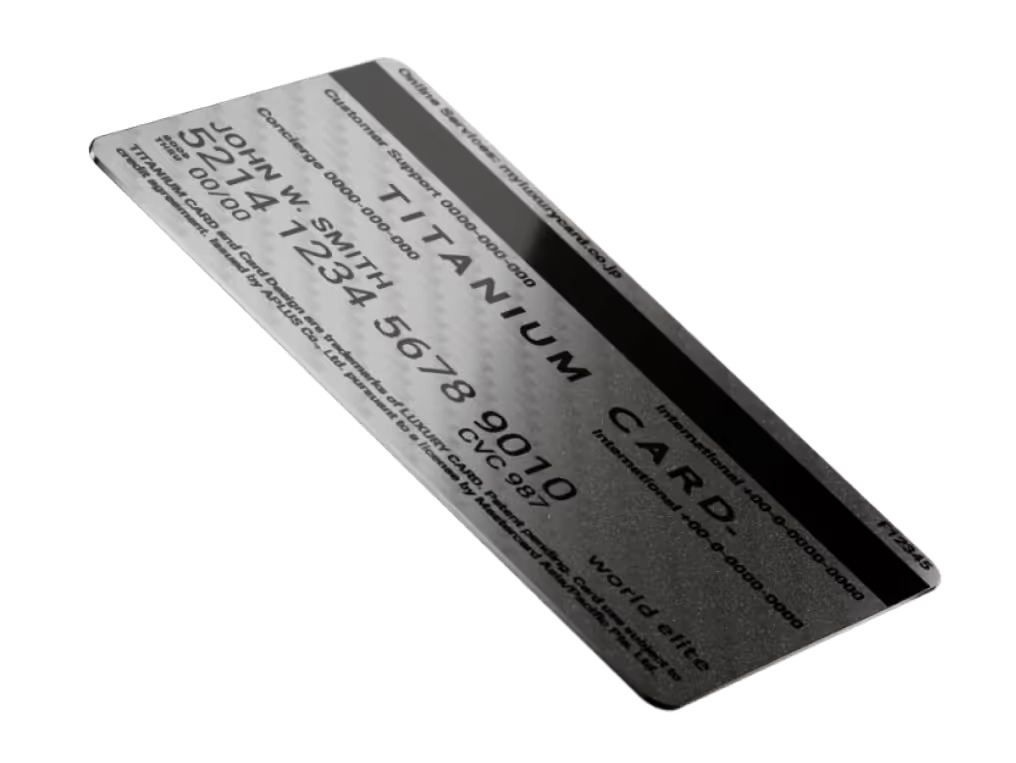 Mastercard® Titanium Card™（ラグジュアリーカード チタン）の