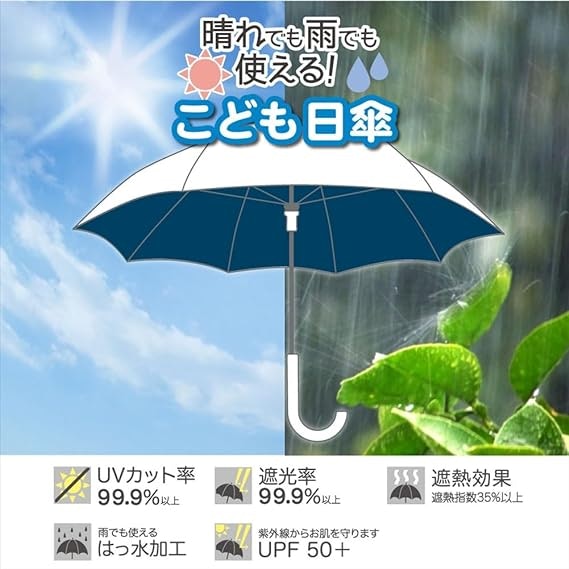 晴雨兼用の傘は、遮光率や遮熱性能をチェック