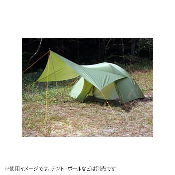 小川張り:テントと連結して快適に過ごせる