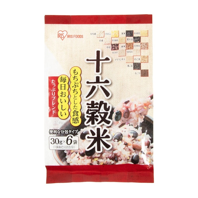 アイリスフーズの十六穀米は、白米のように食べられる