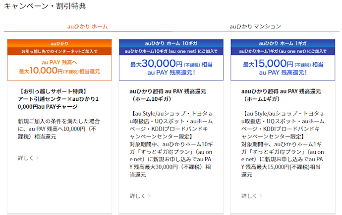 お得なキャンペーンはある?