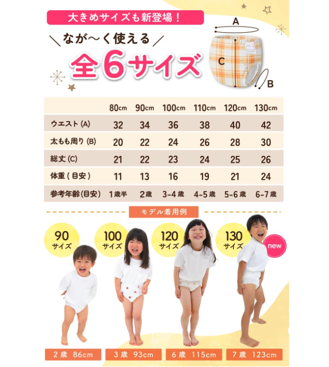 サイズは身長・体重に合わせてジャスト〜少し大きめを