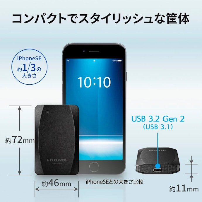iPhoneと一緒に持ち歩くなら、軽くてコンパクトなものを選ぼう