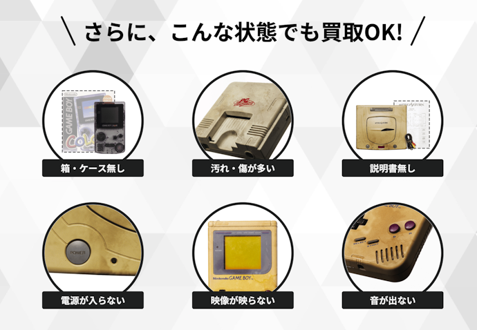 箱・説明書なしや傷ありのソフトを売りたい人は買取対象かを先に確認しよう