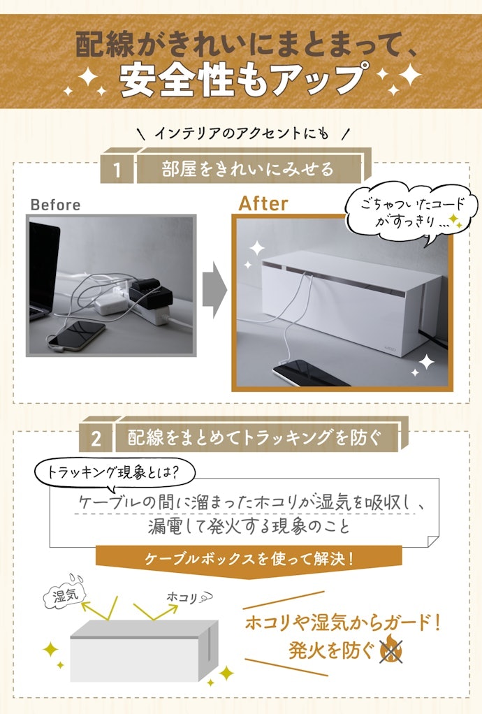 ケーブルボックスを設置するメリットは?