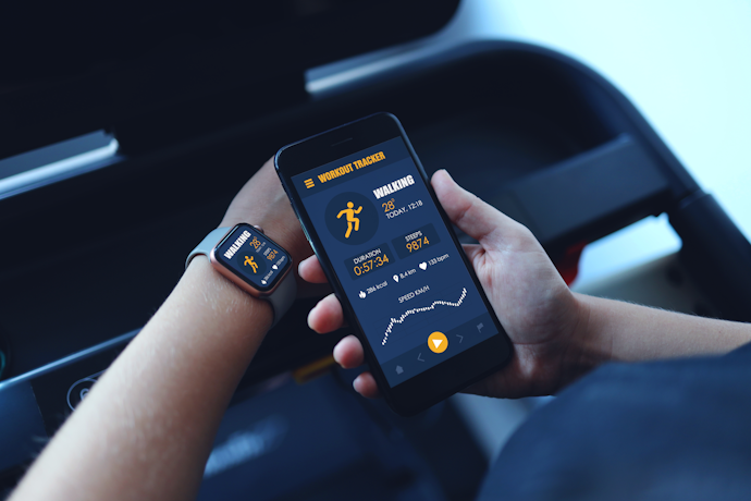 運動記録をスマホで管理できるアプリ連携モデルが便利