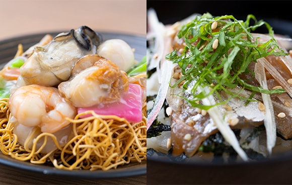 朝食に長崎名物が含まれているかを確認しよう