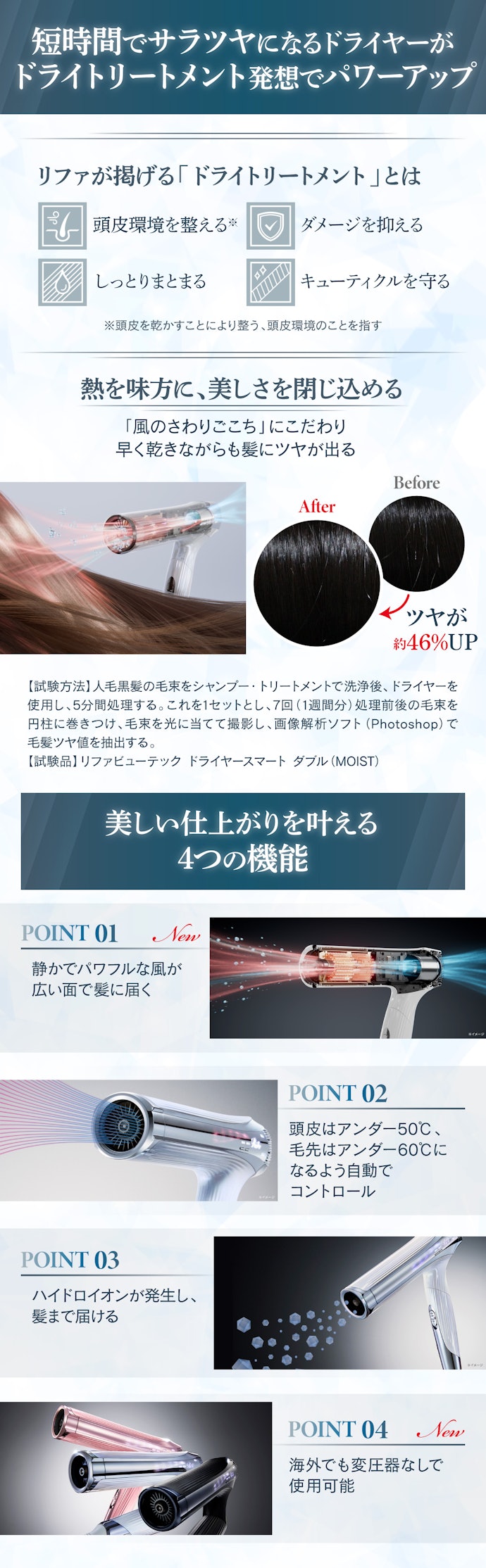 短時間で美しく仕上がると人気のドライヤーの、海外でも使える新モデル