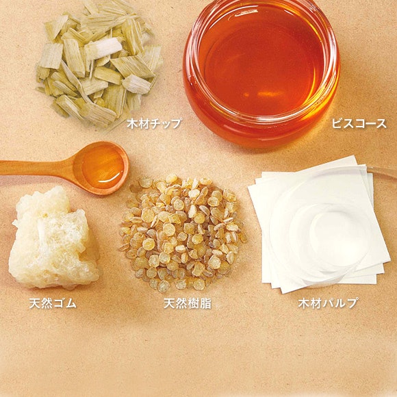 環境にやさしい植物系天然素材を採用。4層構造でしなやかさも追求