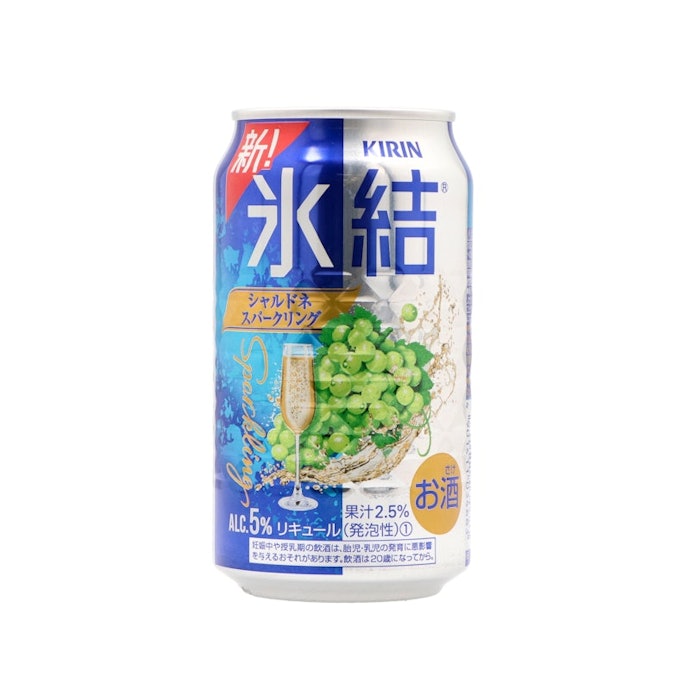 【12/缶チューハイ】麒麟麦酒「氷結 シャルドネスパークリング」(販売価格:2,626円/350ml・24本)