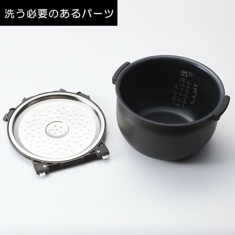 タイガー IHジャー炊飯器 JPW-T100モーブブラック容量1L 2024年製 IH炊飯ジャー〈炊きたて〉JPW-T100/T180 - タイガー魔法瓶