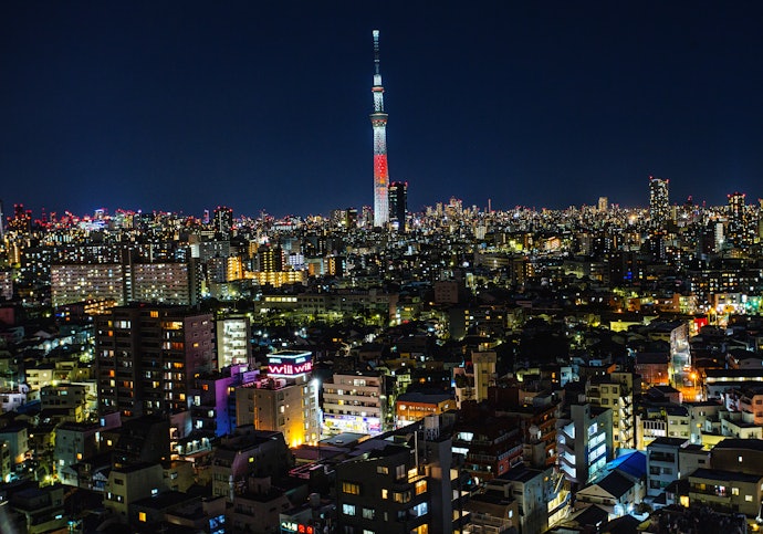 スカイツリーが見える客室を選んで東京らしい景色を楽しもう