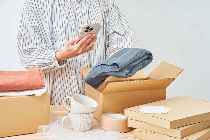 不用品をフリマアプリで売却する