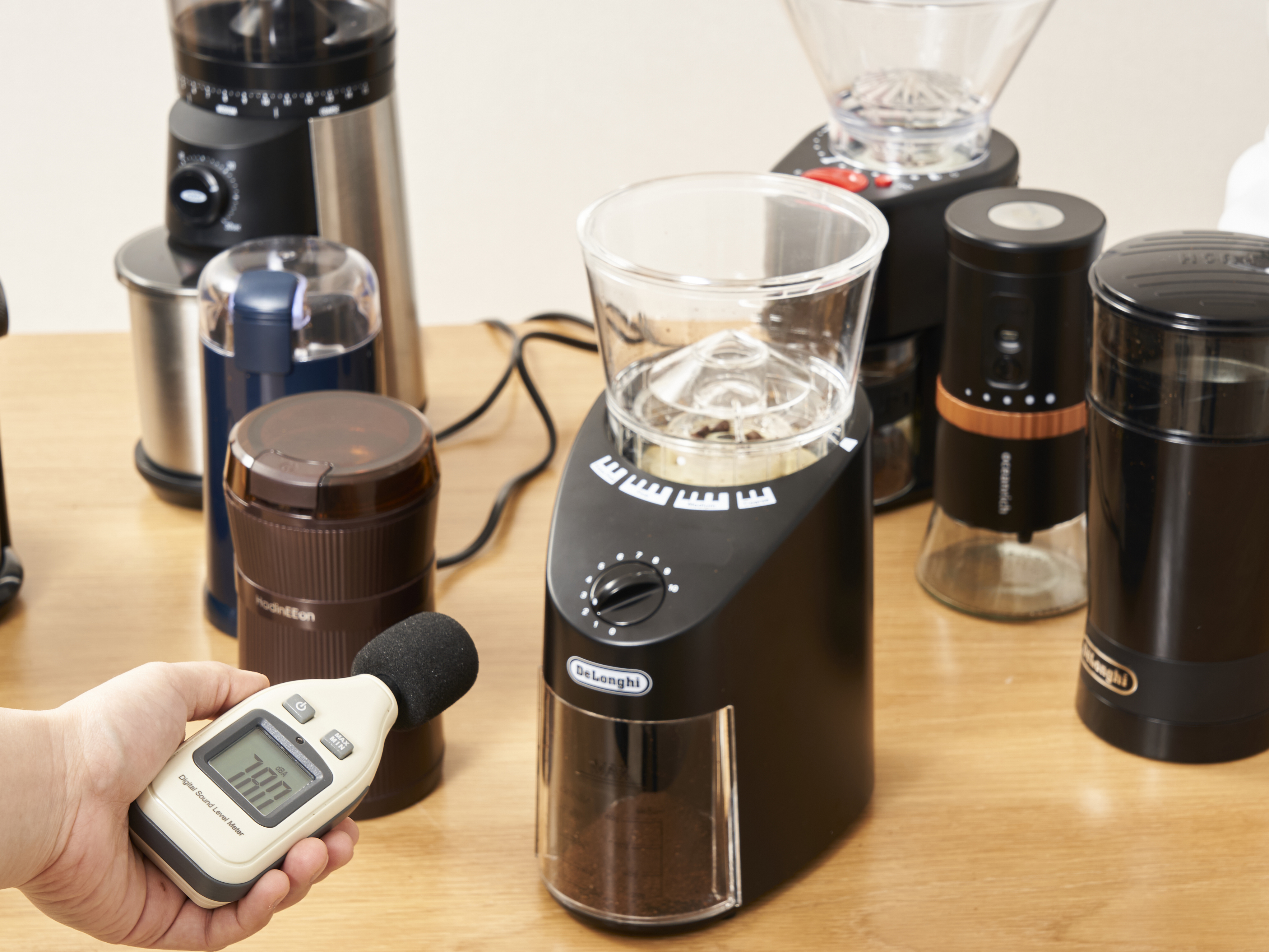 デロンギ・ジャパン DeLonghi カッター式コーヒーグラインダーを