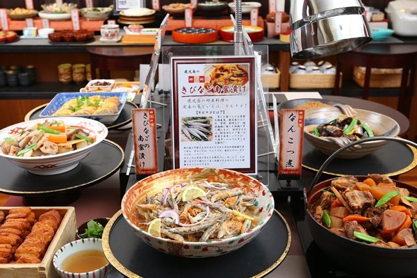 朝食で鹿児島グルメを味わえるかチェック