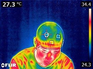 高い通気性で夏でも使いやすい。ヘルメット内の温度は2.2℃下がった