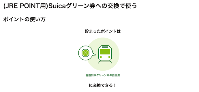 Suicaグリーン券の交換に使う